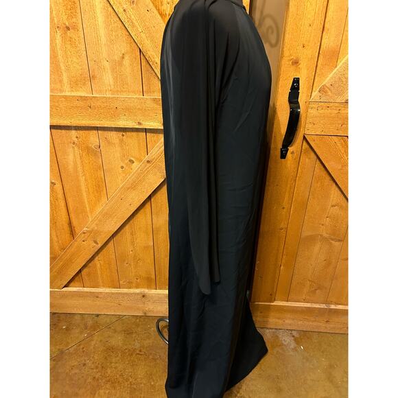 Women's Size 2 Middle Easter Dress Abaya Black GUC Palestinian - Picture 3 of 6
